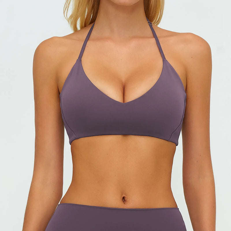 Brassière femme maintien fort dos croisé stretch — FLOW — photo 5