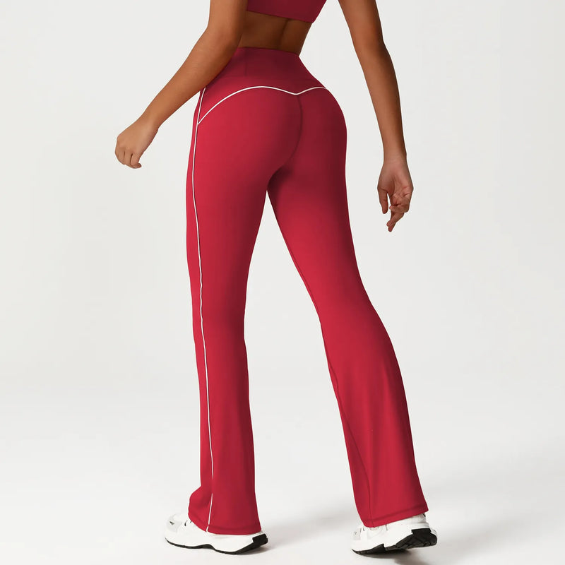 Pantalon évasé femme sport opaque léger — EDGE — photo 4