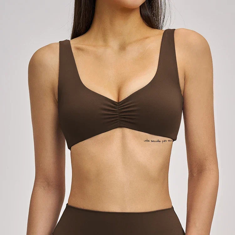 Ensemble yoga femme brassière seconde peau et legging yoga respirant quotidi — FLOW