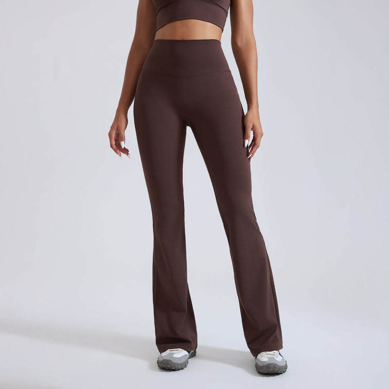 Pantalon évasé femme sculptant taille haute — SCULPT — photo 2