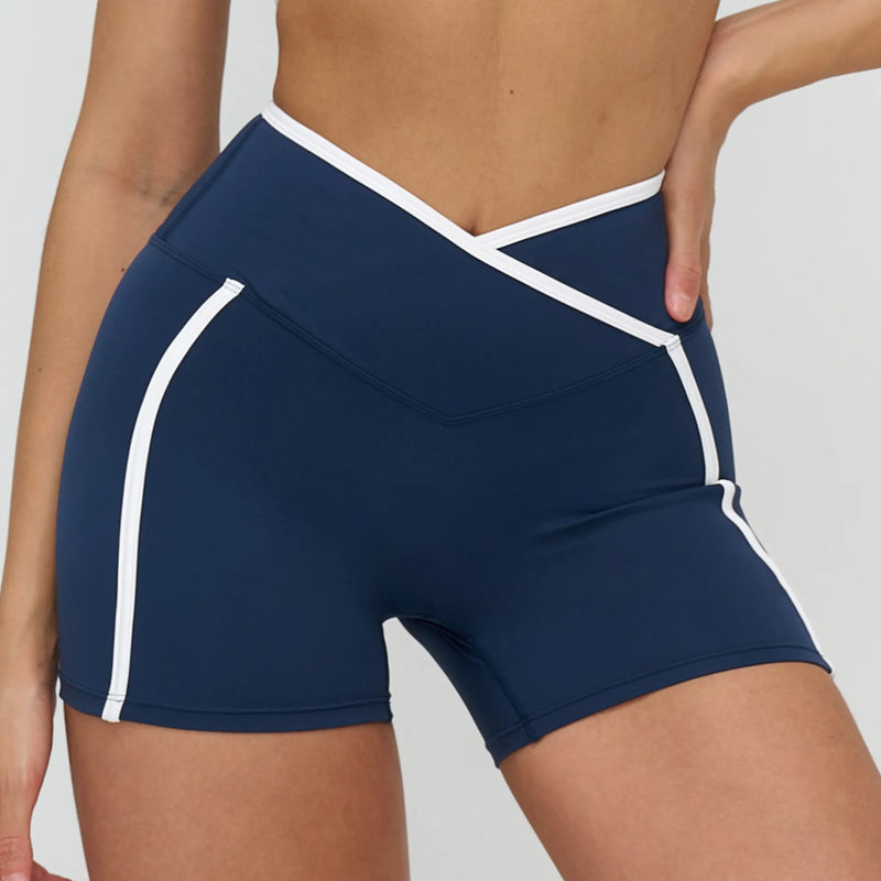 Ensemble yoga femme brassière dos croisé et legging ceinture large microfibre — FLOW
