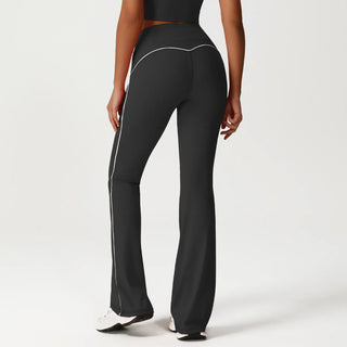 Pantalon évasé femme sport opaque léger — EDGE