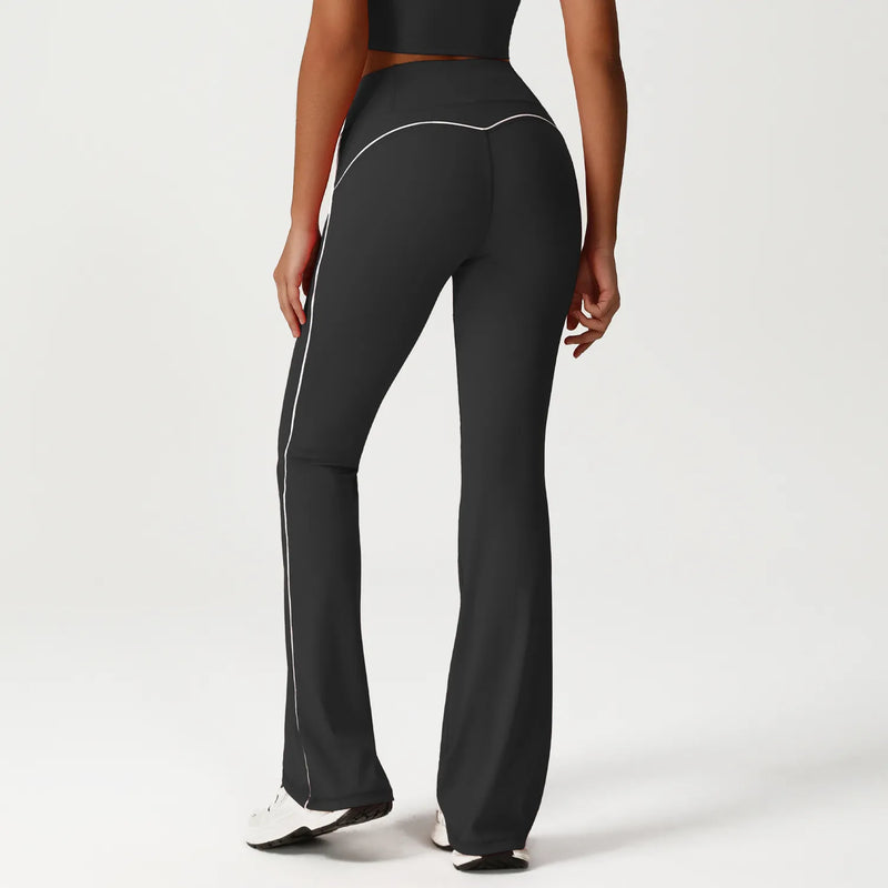 Pantalon évasé femme sport opaque léger — EDGE — photo 5