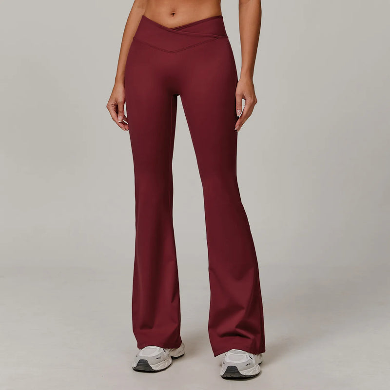Ensemble yoga femme brassière dos nageur microfibre et legging confort 12h — CORE
