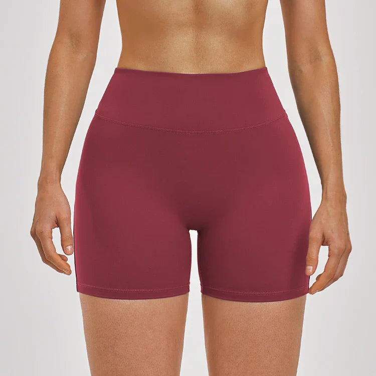 Short femme cycliste doublure intégrée ceinture large — STRIDE — photo 3
