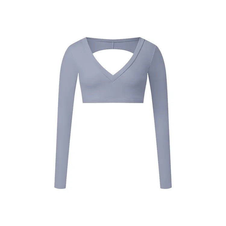 Ensemble training femme brassière dos nageur crop et legging côtelé taille haute — FLOW