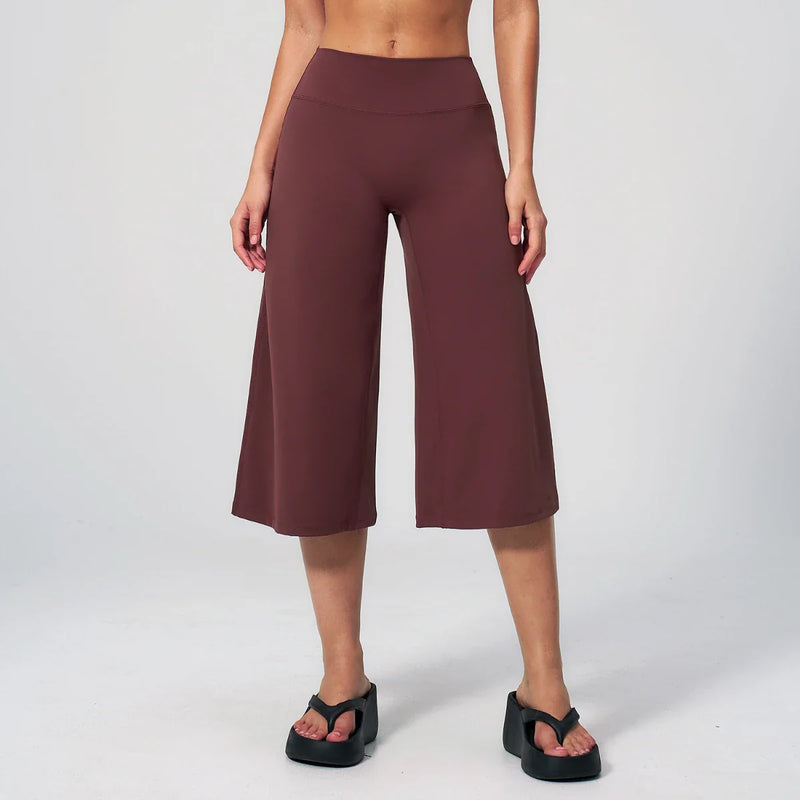 Pantalon large femme yoga respirant microfibre — EDGE — photo 5