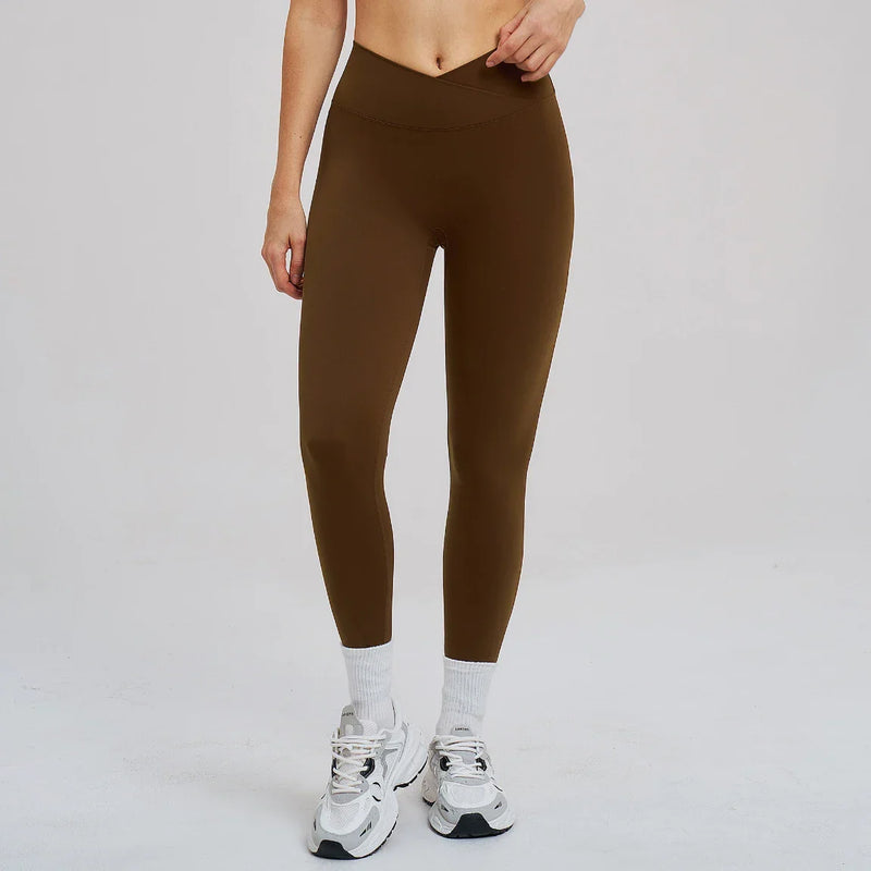 Ensemble yoga femme — brassière maintien fort côtelé, legging ou short au choix — FLOW