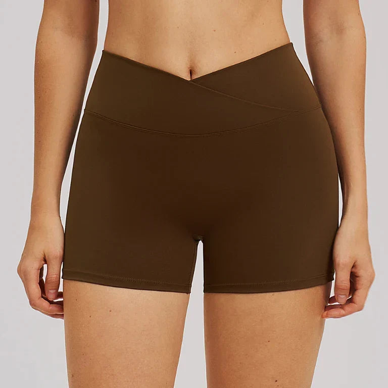 Ensemble yoga femme — brassière maintien fort côtelé, legging ou short au choix — FLOW