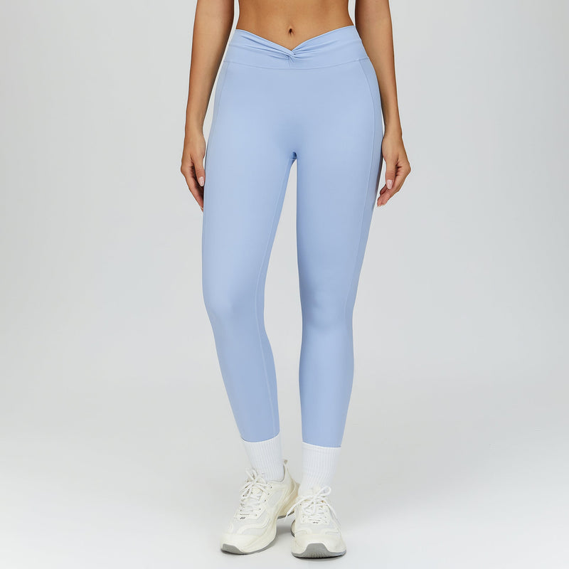 Legging femme yoga côtelé microfibre — FLOW — photo 3