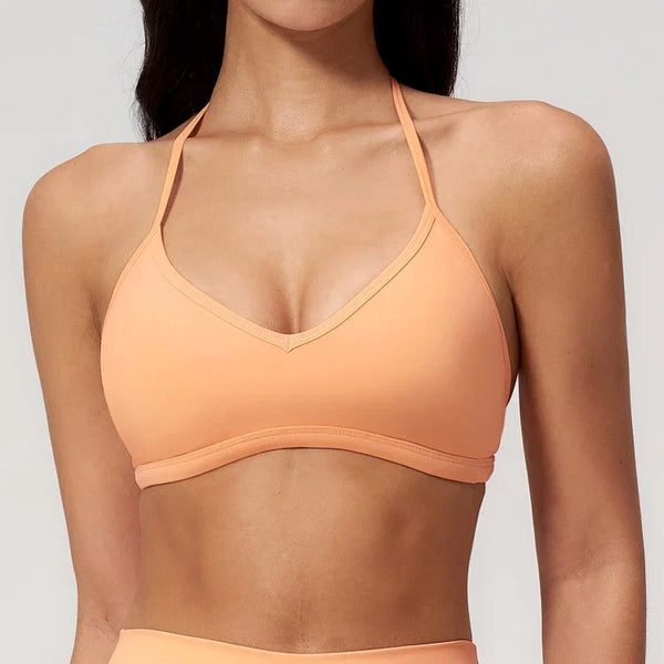 Ensemble yoga femme — brassière maintien fort respirant, pantalon ou short au choix — FLOW