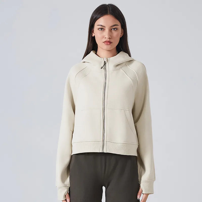 Hoodie femme cocooning oversize stretch — ease — photo 5