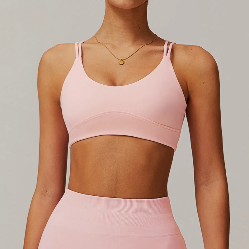 Brassière femme sport dos nageur bretelles larges — CORE — photo 4