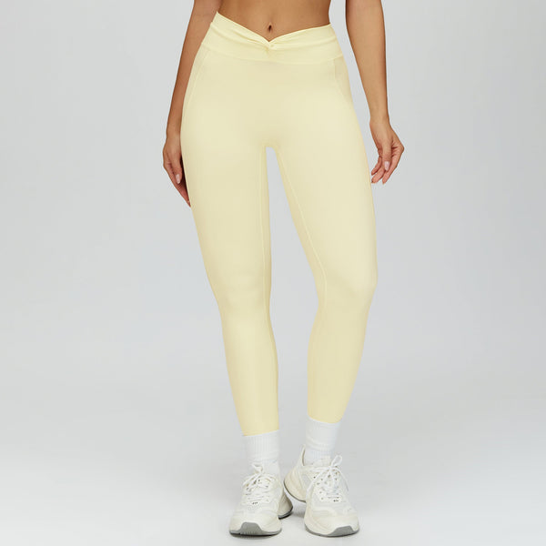 Legging femme yoga côtelé microfibre — FLOW