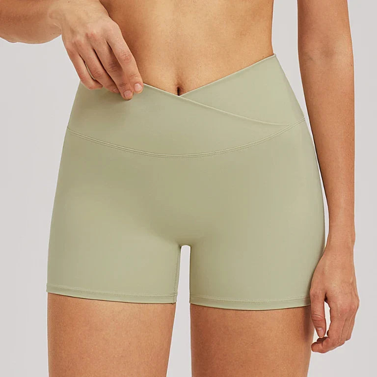 Ensemble yoga femme — brassière maintien fort côtelé, legging ou short au choix — FLOW