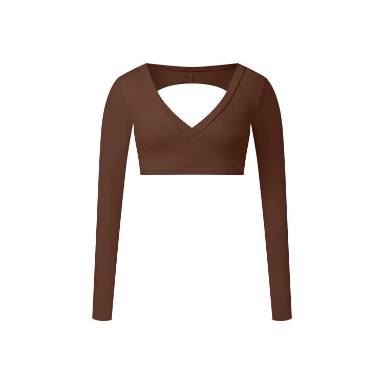 Ensemble training femme brassière dos nageur crop et legging côtelé taille haute — FLOW