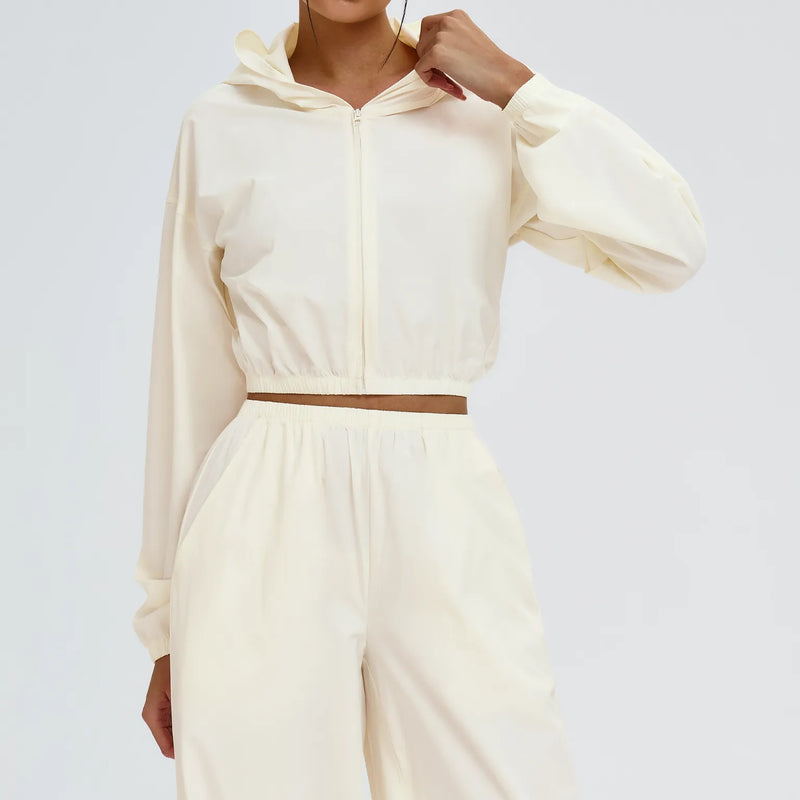 Veste femme cocooning zip frontal stretch — PULSE — photo 3