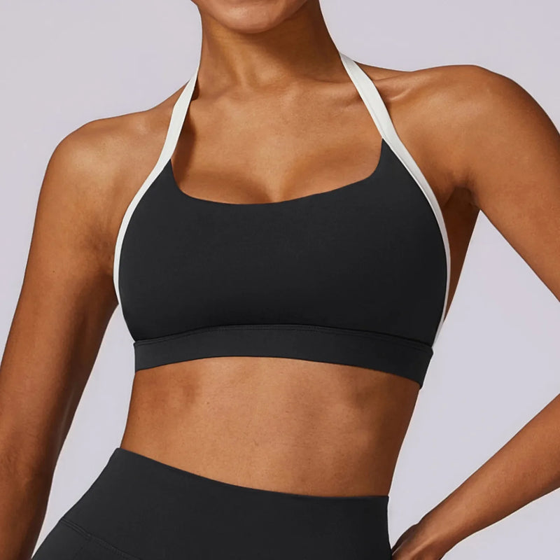 Brassière femme sport dos nageur dos croisé — CORE — photo 4
