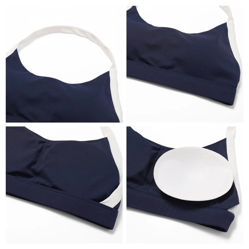 Brassière femme sport dos nageur dos croisé — CORE — photo 5