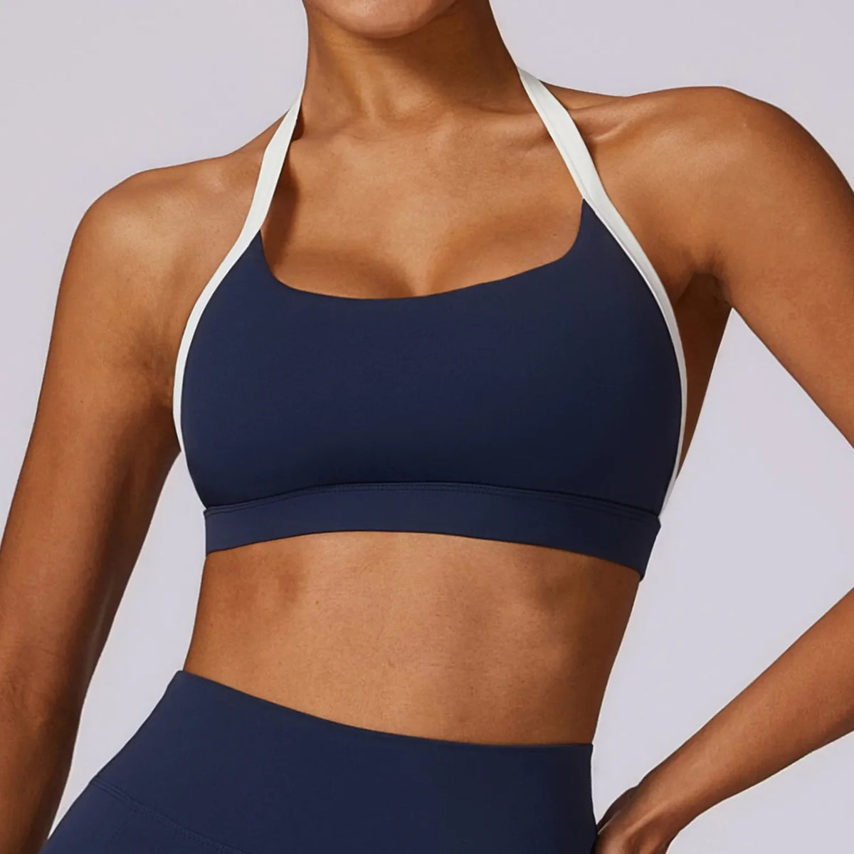 Brassière femme sport dos nageur dos croisé — CORE — photo 2