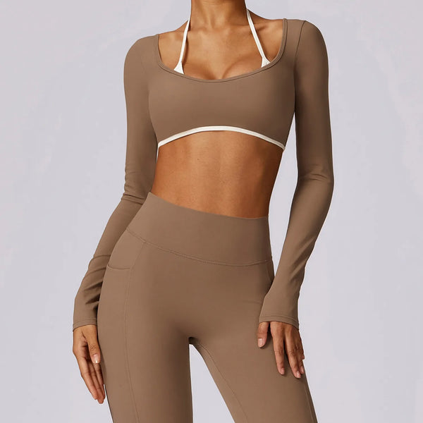 Brassière femme maintien moyen dos nageur bretelles larges — PULSE