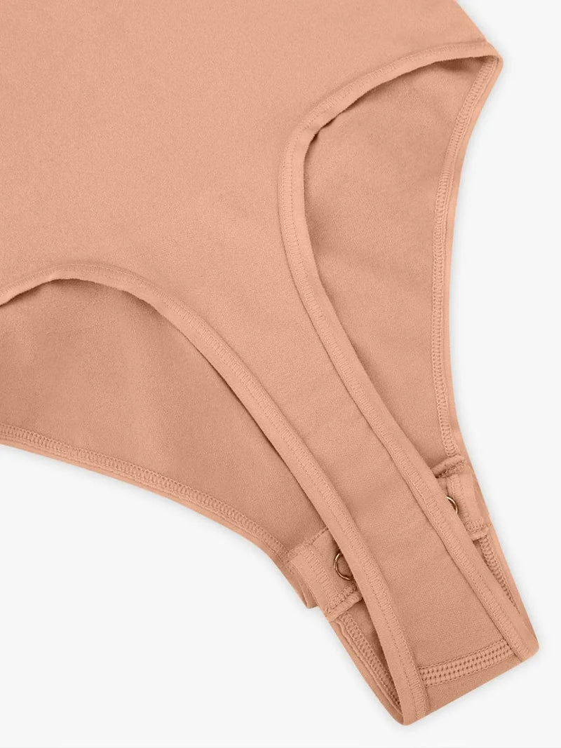 Body gainant femme sans couture col diamant grande taille — sculpt
