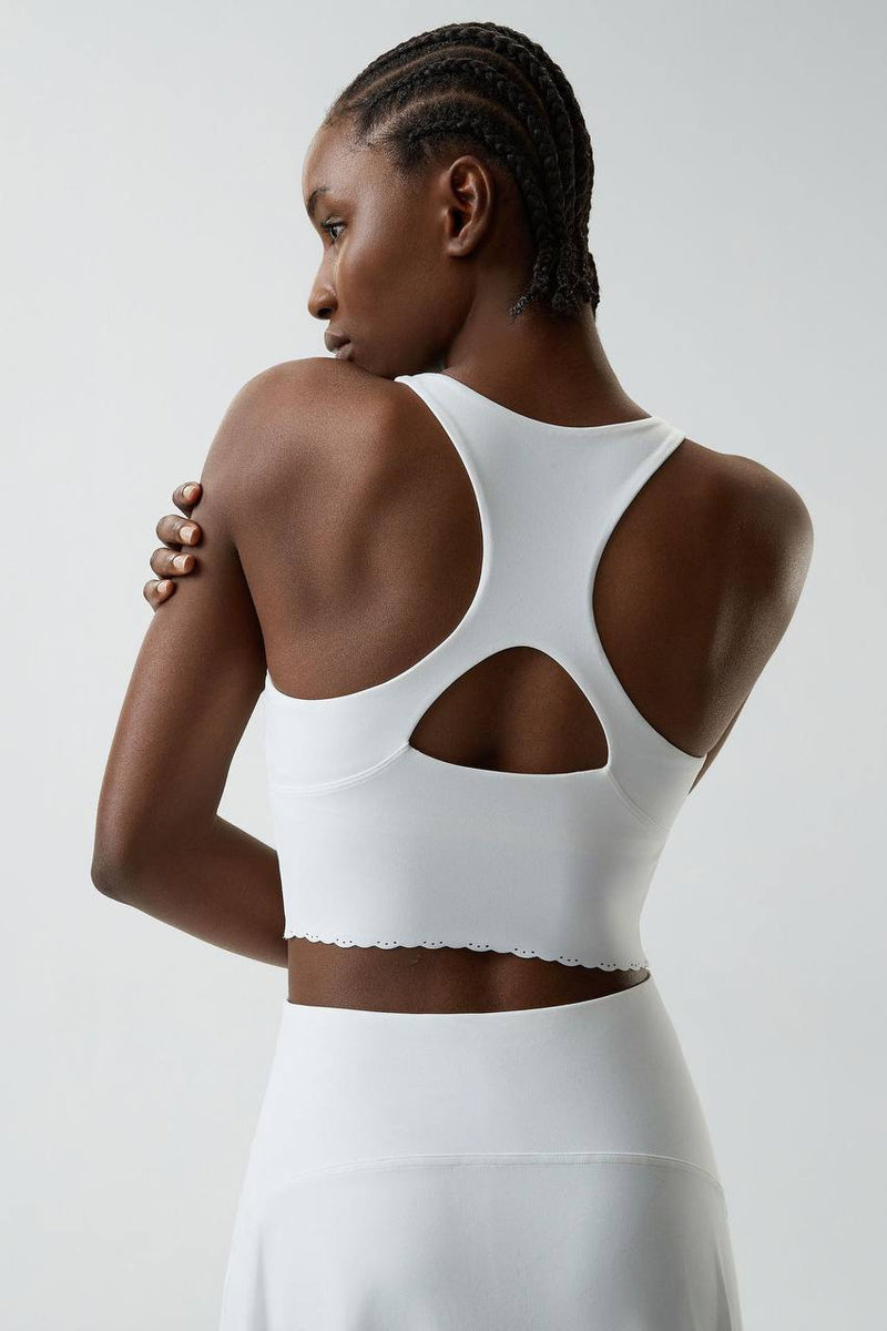 Brassière femme dos nageur bretelles larges anti-friction — flow