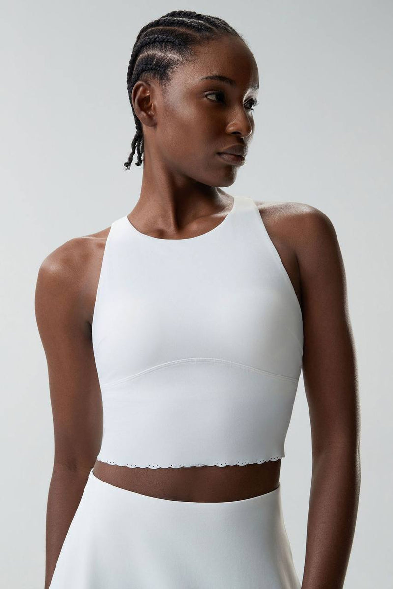 Brassière femme dos nageur bretelles larges anti-friction — flow
