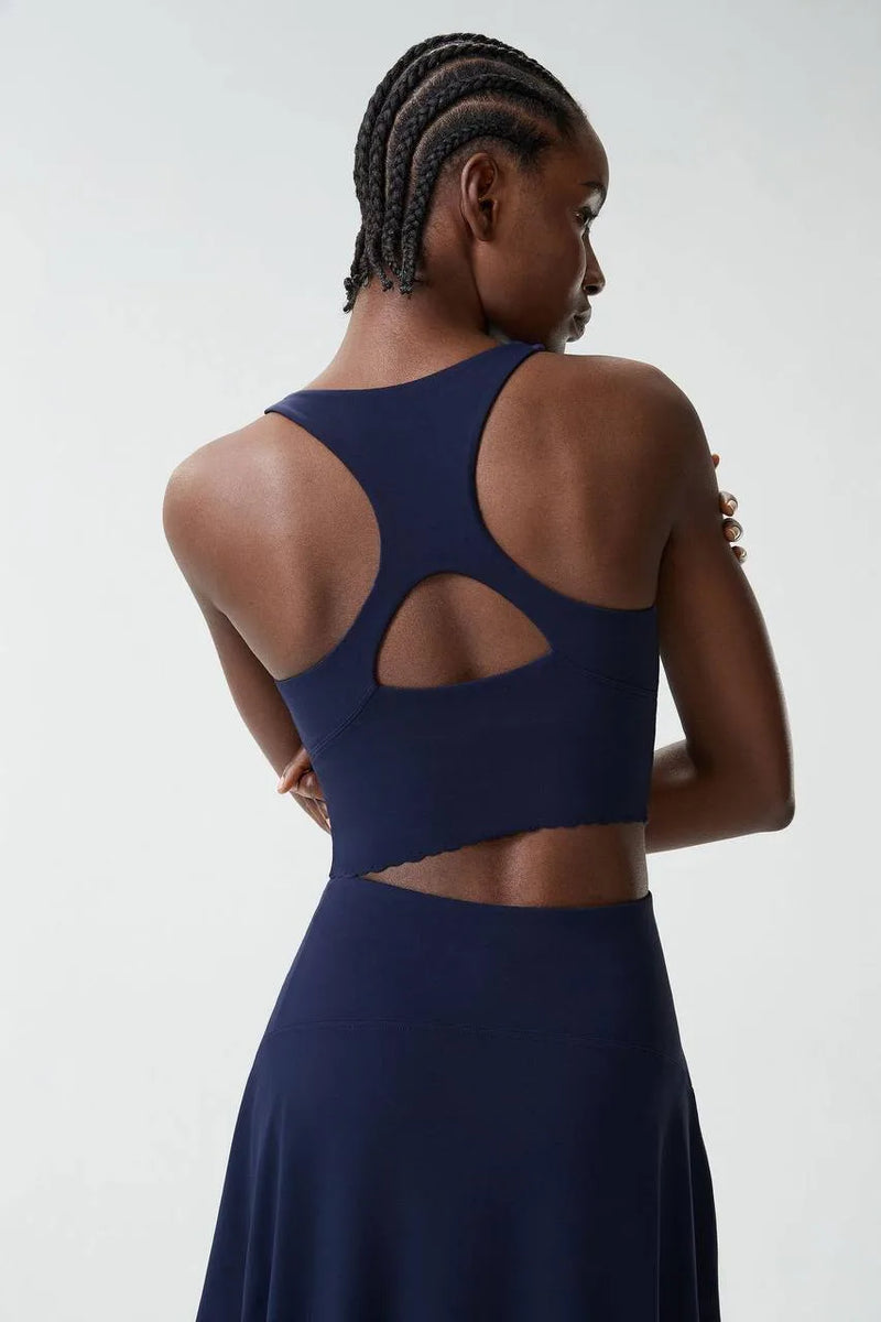 Brassière femme dos nageur bretelles larges anti-friction — flow