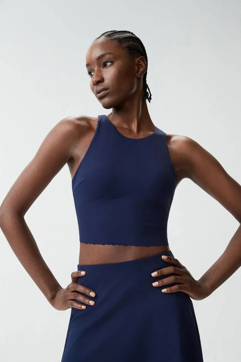 Brassière femme dos nageur bretelles larges anti-friction — flow
