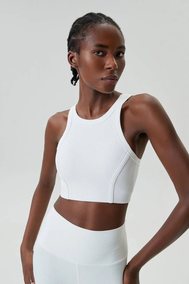 Brassière femme dos nageur bretelles larges séchage rapide — flow