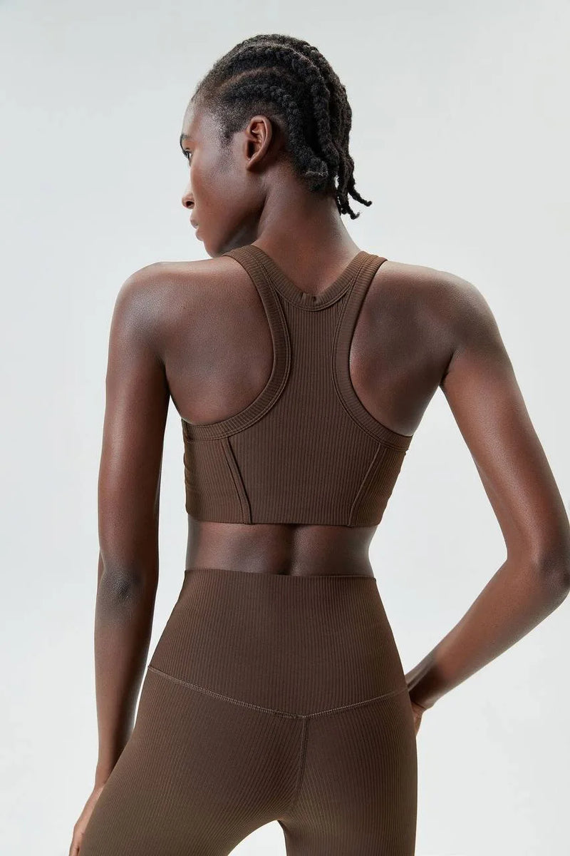 Brassière femme dos nageur bretelles larges séchage rapide — flow