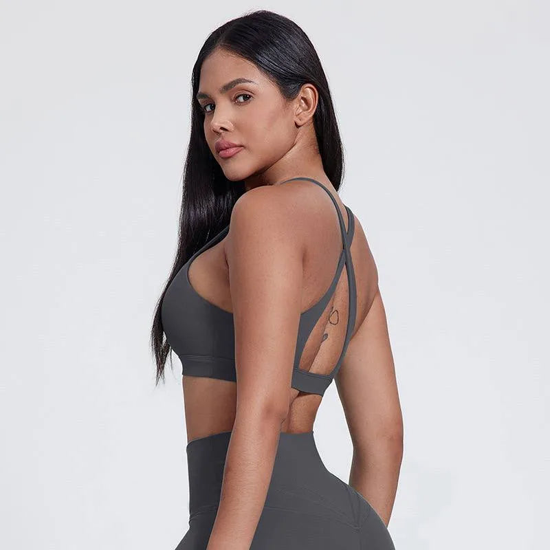 Brassière femme grande taille dos nageur respirant — core