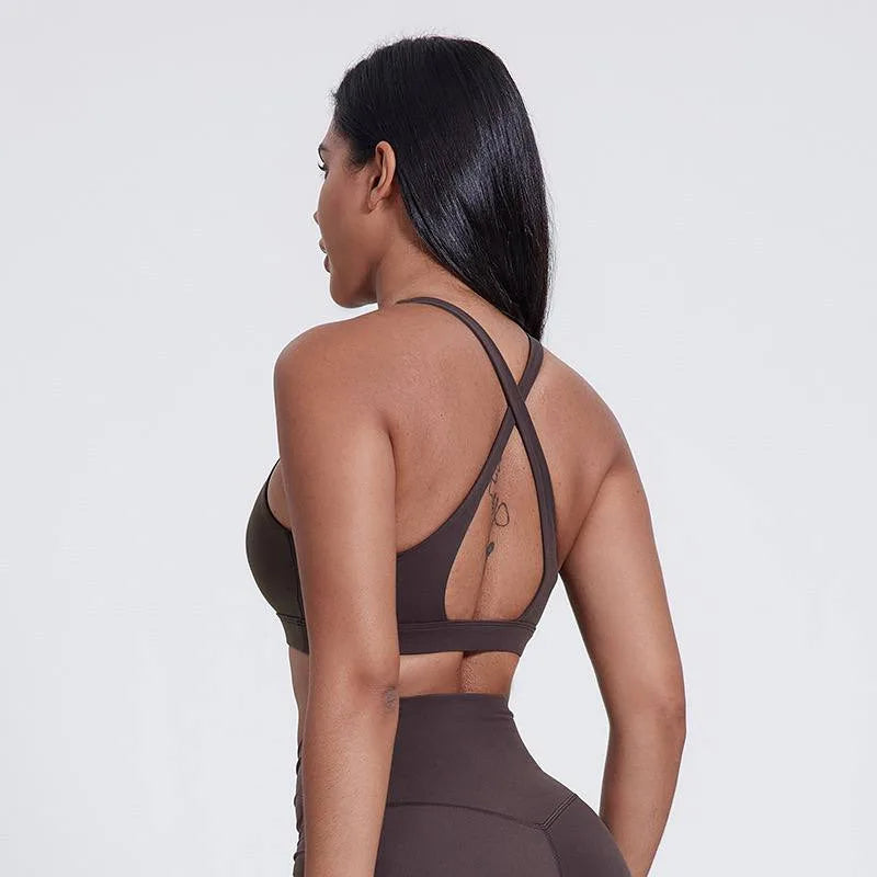 Brassière femme grande taille dos nageur respirant — core