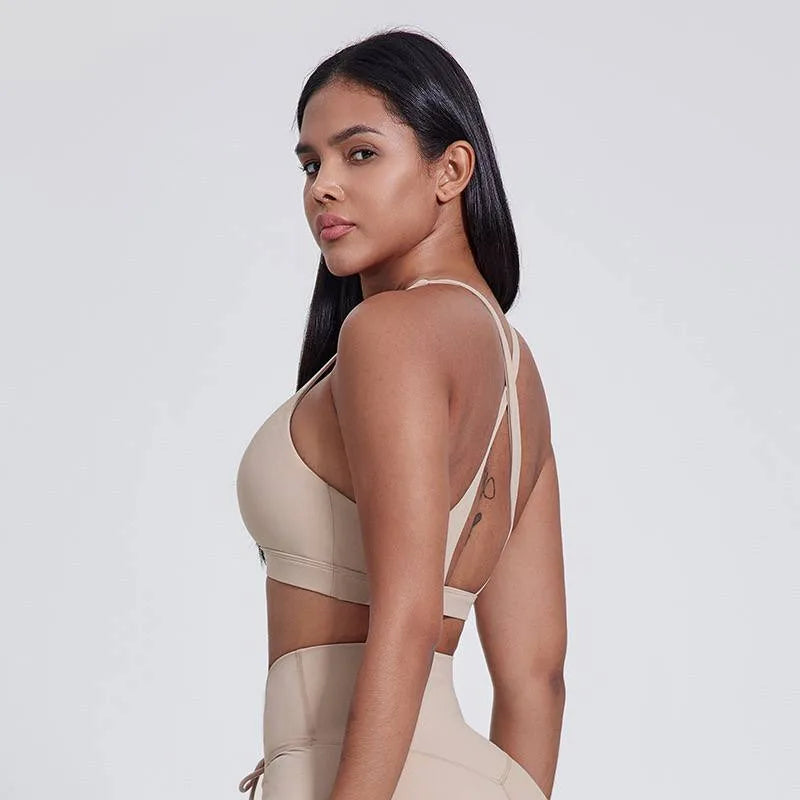 Brassière femme grande taille dos nageur respirant — core