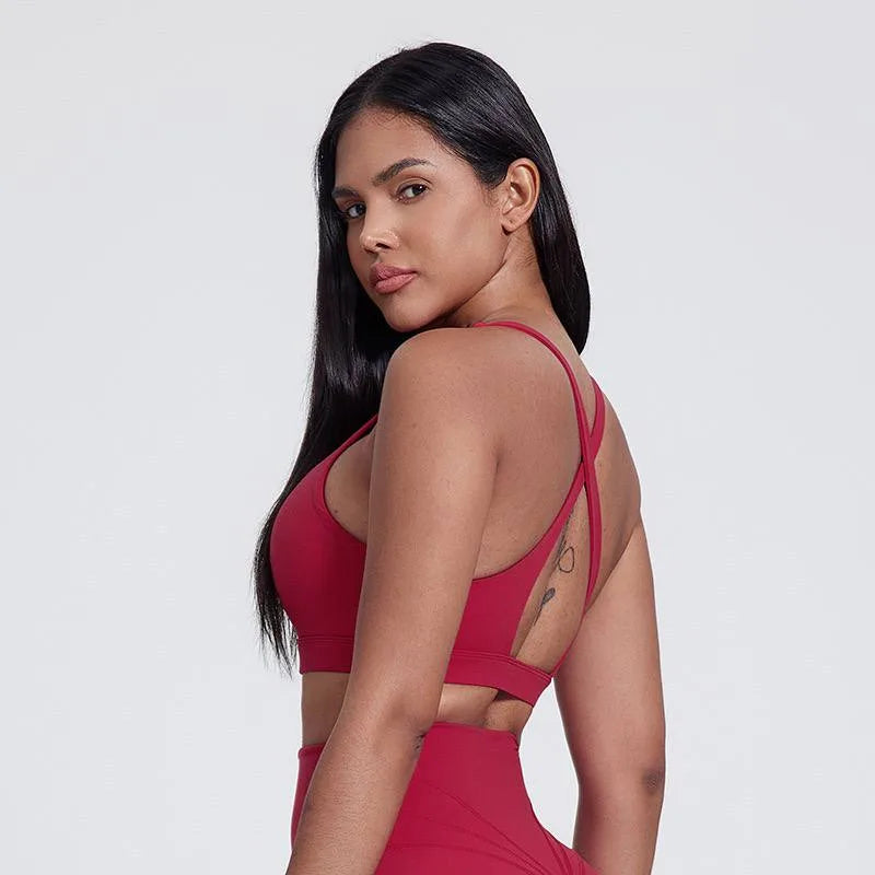 Brassière femme grande taille dos nageur respirant — core
