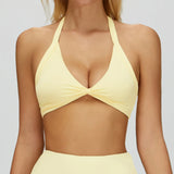 Brassière femme maintien fort dos croisé séchage rapide — flow