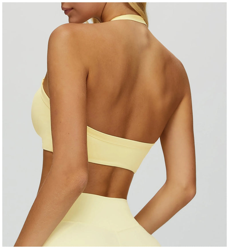 Brassière femme maintien fort dos croisé séchage rapide — flow