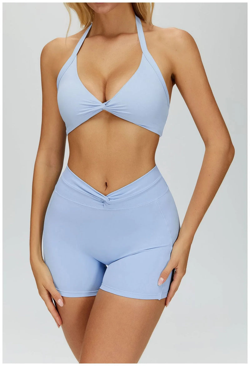 Brassière femme maintien fort dos croisé séchage rapide — flow