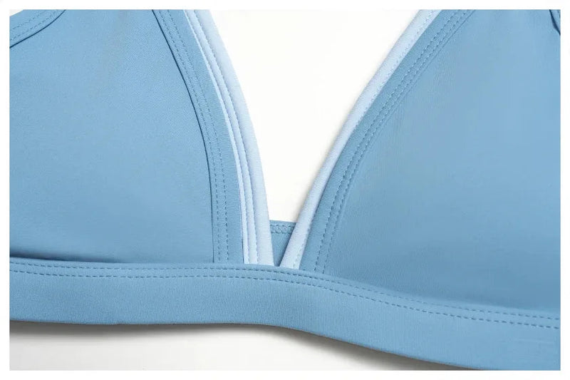 Brassière femme maintien fort dos nageur bonnets fixes séchage rapide — flow