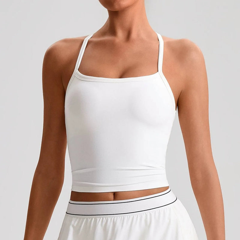 Brassière femme maintien léger dos nageur respirant — flow