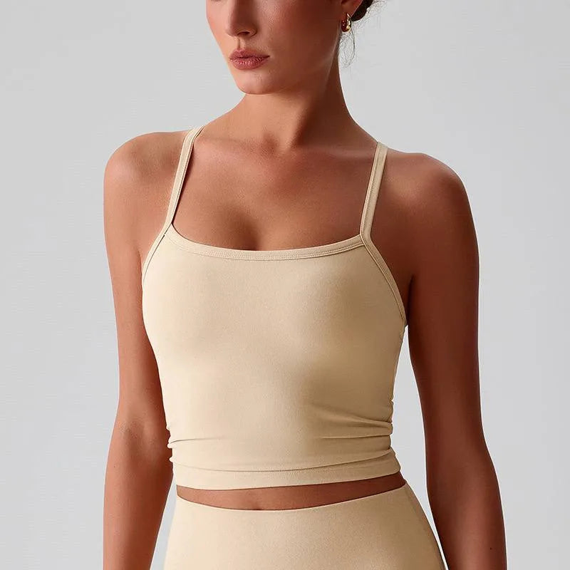 Brassière femme maintien léger dos nageur respirant — flow