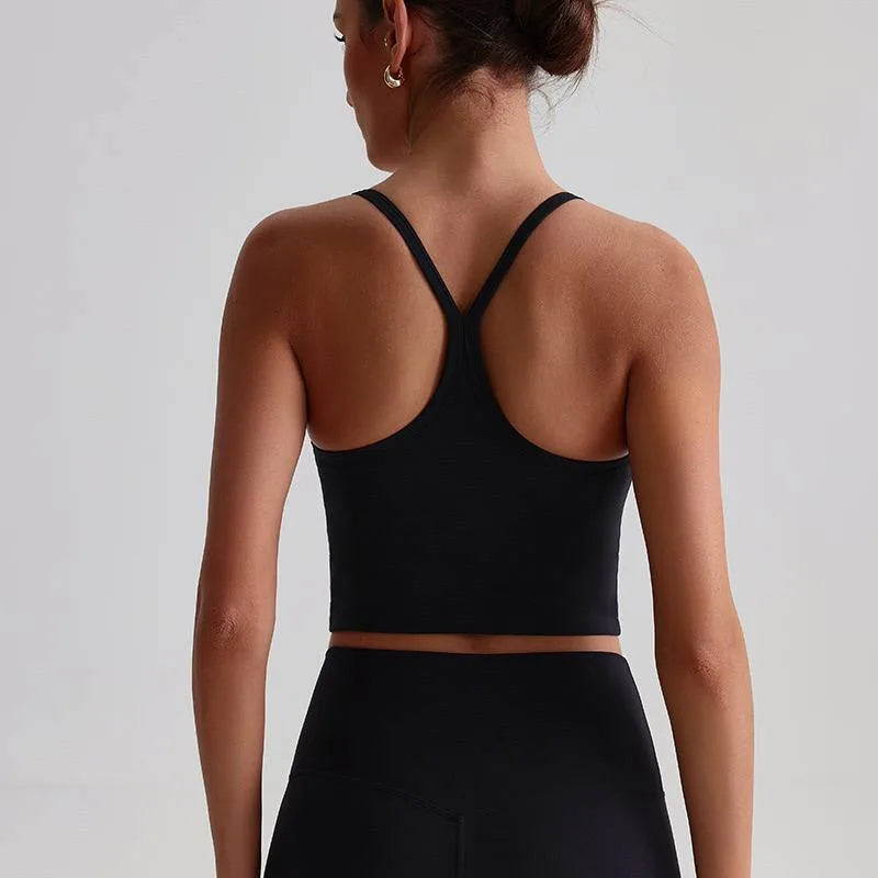 Brassière femme maintien léger dos nageur respirant — flow