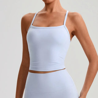 Brassière femme maintien léger dos nageur respirant — flow
