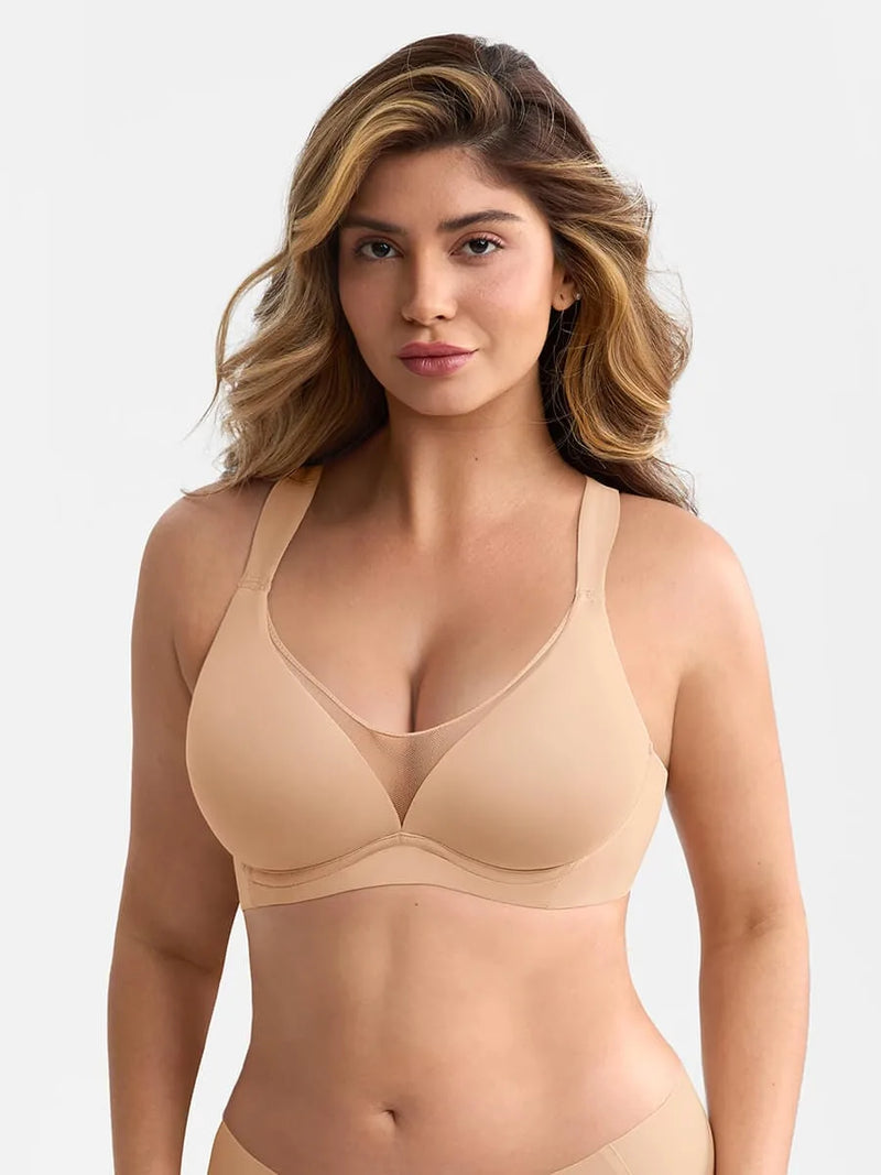 Brassière femme sans armatures dos nageur bonnets fixes — sculpt