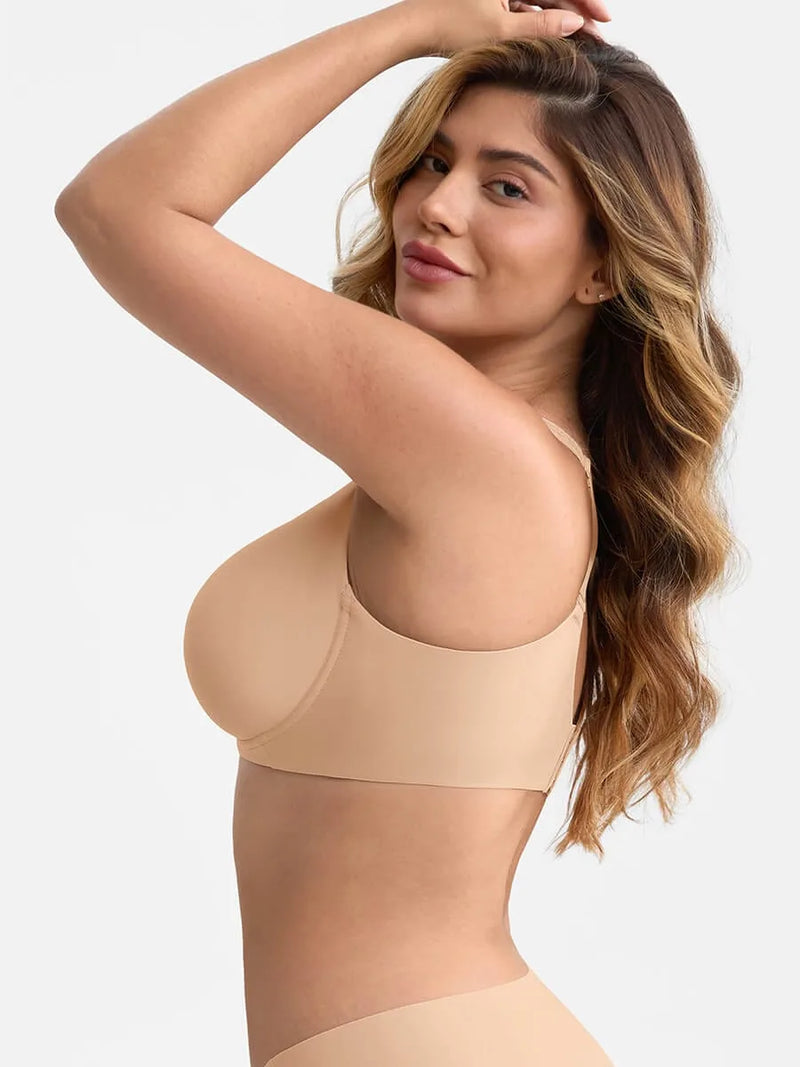 Brassière femme sans armatures dos nageur bonnets fixes — sculpt