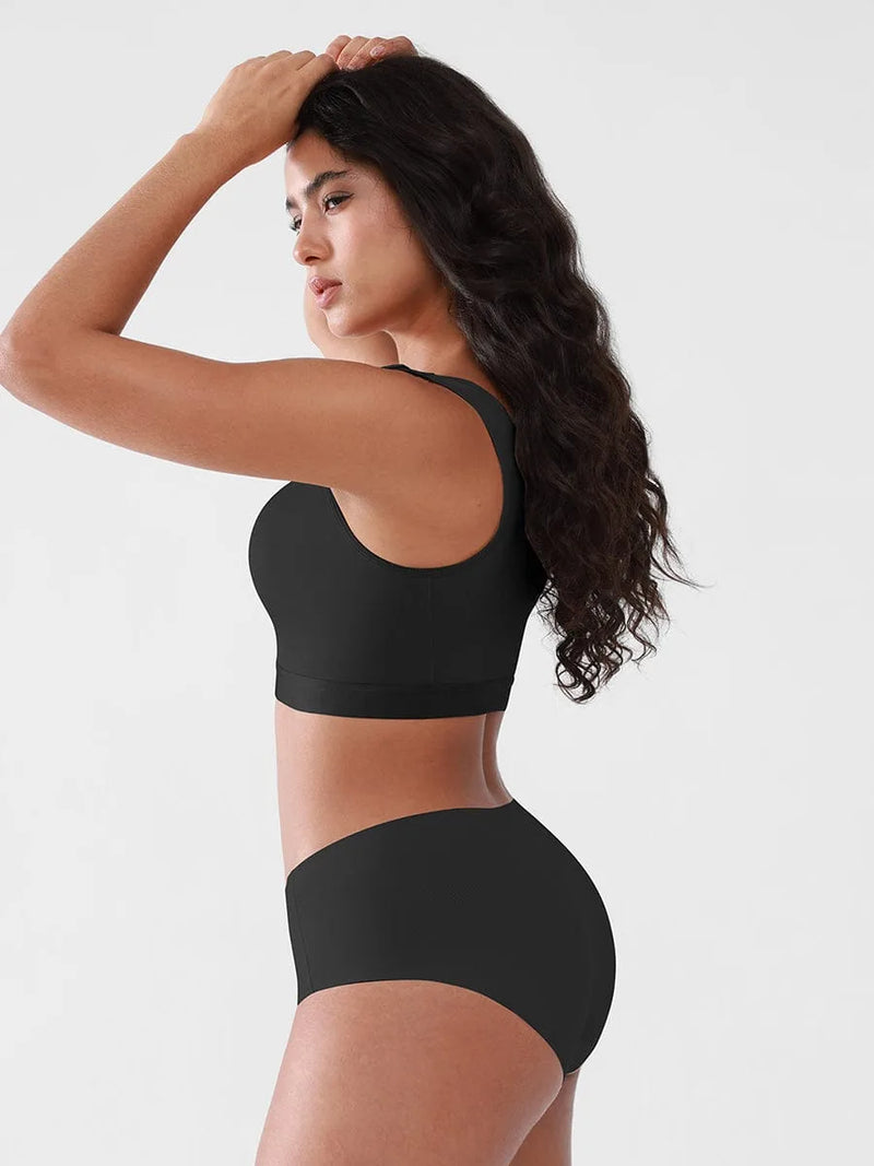 Brassière femme sans armatures dos nageur bretelles larges — sculpt
