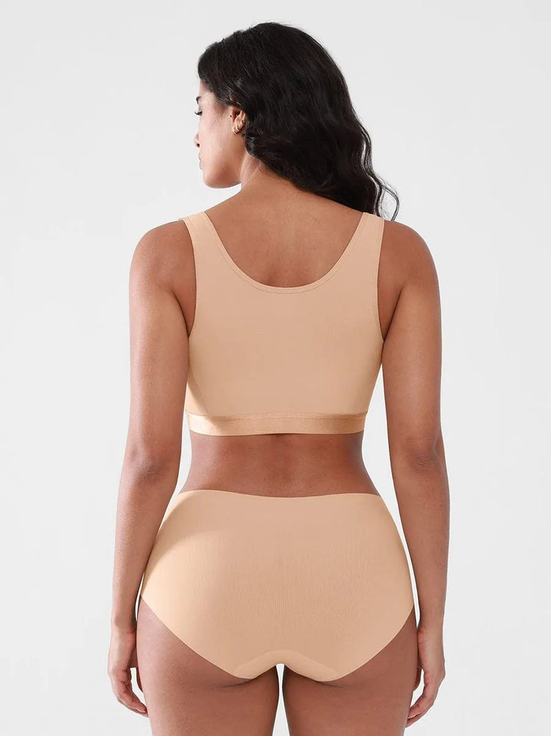 Brassière femme sans armatures dos nageur bretelles larges — sculpt