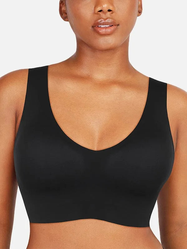 Brassière femme sans armatures dos nageur zip frontal — sculpt