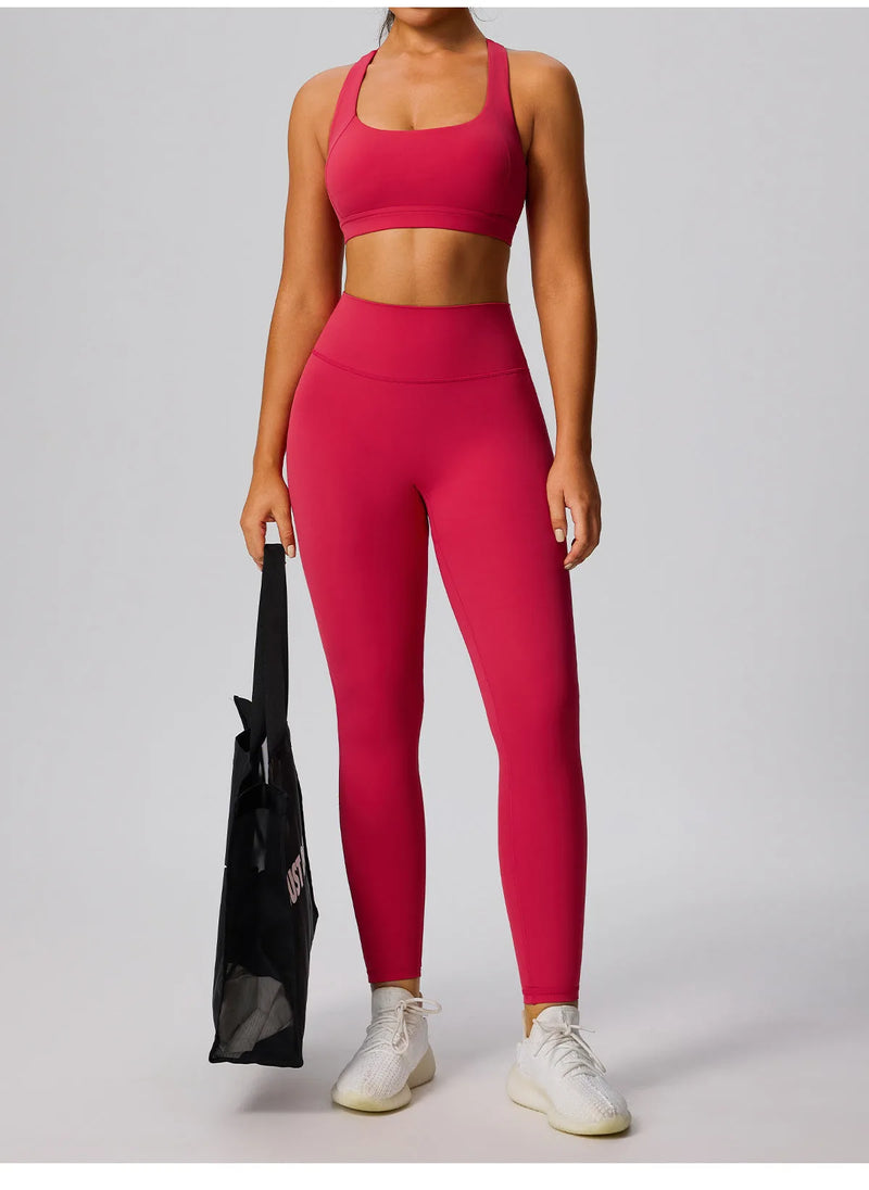 Brassière femme sport dos nageur maintien fort haute intensité — flow